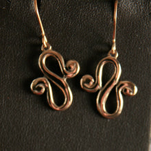 Load image into Gallery viewer, Bronze Waldalgesheim drop earrings by St. Justin of Cornwall