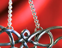 Load image into Gallery viewer, Pewter Celtic Butterfly Necklace by St. Justin of Cornwall