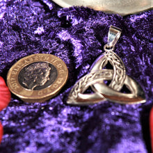 Load image into Gallery viewer, Sterling Silver Celtic Trinity Pendant