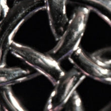 Load image into Gallery viewer, Sterling Silver Oxidized Celtic Pendant decorated with Amethysts