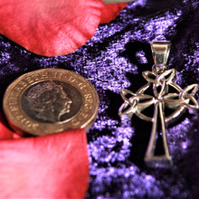 Load image into Gallery viewer, Sterling Silver Celtic Cross Pendant