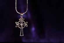 Load image into Gallery viewer, Sterling Silver Celtic Cross Pendant