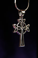Load image into Gallery viewer, Sterling Silver Celtic Cross Pendant