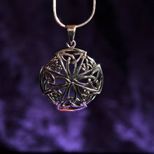 Load image into Gallery viewer, Sterling Silver Celtic Cross Round Pendant