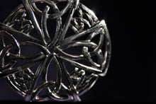 Load image into Gallery viewer, Sterling Silver Celtic Cross Round Pendant