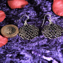 Load image into Gallery viewer, Sterling Silver Celtic Knot Drop Earrings