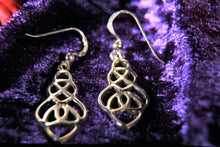 Load image into Gallery viewer, Sterling Silver Celtic Hook Earrings