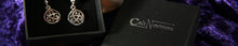 Load image into Gallery viewer, Sterling Silver Celtic Circle Hook Earrings