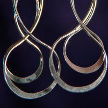 Load image into Gallery viewer, Sterling Silver Infinity Hook Earrings