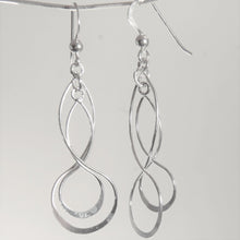 Load image into Gallery viewer, Sterling Silver Infinity Hook Earrings