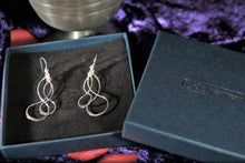Load image into Gallery viewer, Sterling Silver Infinity Hook Earrings