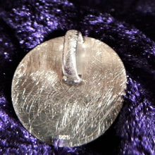 Load image into Gallery viewer, Sterling Silver Matt Brushed Circle Pendant