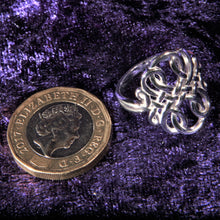 Load image into Gallery viewer, Sterling Silver Celtic Knotwork Ring
