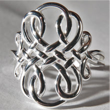 Load image into Gallery viewer, Sterling Silver Celtic Knotwork Ring