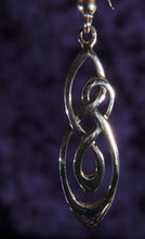 Load image into Gallery viewer, Sterling Silver Celtic Knot Hook Earrings