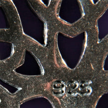 Load image into Gallery viewer, Sterling Silver Tree of Life Pendant decorated with Amethysts.