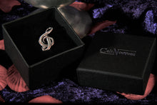 Load image into Gallery viewer, Sterling Silver Treble Clef Pendant