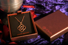 Load image into Gallery viewer, Bronze Four loop knot pendant by St. Justin of Cornwall