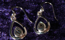 Load image into Gallery viewer, Sterling Silver Hook Earrings decorated with Abalone shell