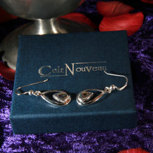 Load image into Gallery viewer, Sterling Silver Hook Earrings decorated with Abalone shell