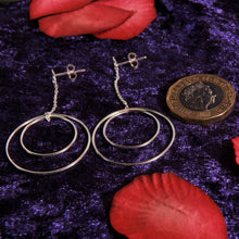 Load image into Gallery viewer, Sterling Silver Circle Earrings