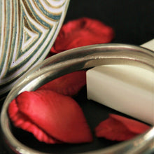 Load image into Gallery viewer, Pewter Double loop bangle by St. Justin of Cornwall