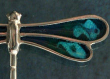 Load image into Gallery viewer, Pewter Dragonfly Enamelled Brooch by St. Justin of Cornwall