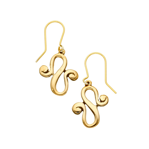 Bronze Waldalgesheim drop earrings by St. Justin of Cornwall