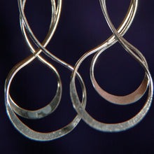 Load image into Gallery viewer, Sterling Silver Infinity Hook Earrings
