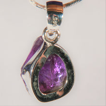 Load image into Gallery viewer, Sterling Silver Amethyst pendant
