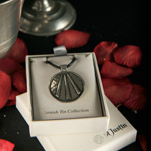 Load image into Gallery viewer, Tin Cornish Awen Pendant by St. Justin of Cornwall
